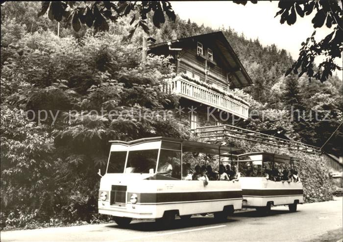 Schwarzburg Thueringer Wald Schwarza Express am Schweizerhaus