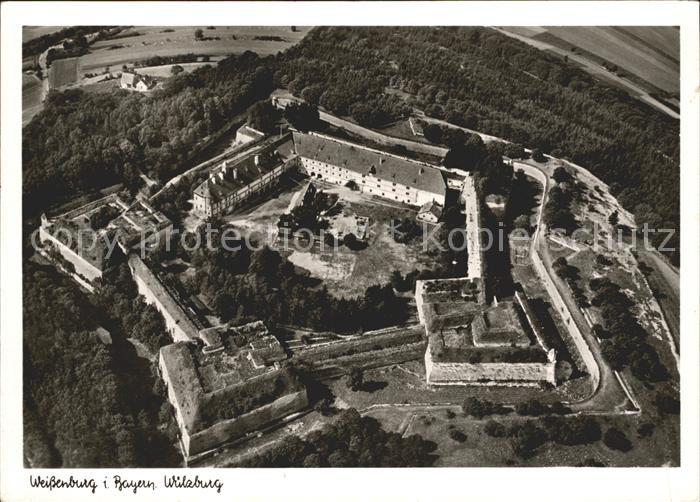 Weissenburg Bayern Fliegeraufnahme Burg
