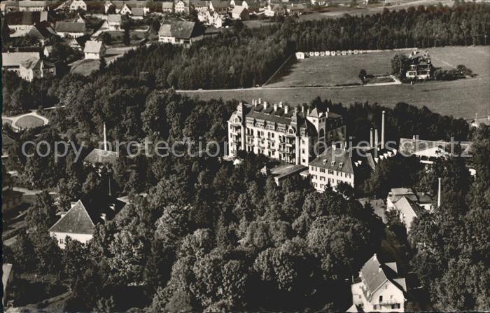 Bad Duerrheim Kurhaus mit Umgebung Hoehensolbad Schwarzwald Fliegeraufnahme