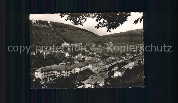 Wildbad Schwarzwald Panorama mit Sommerberg