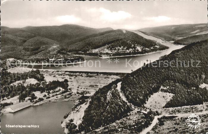 Osterode Harz Soesetalsperre Fliegeraufnahme