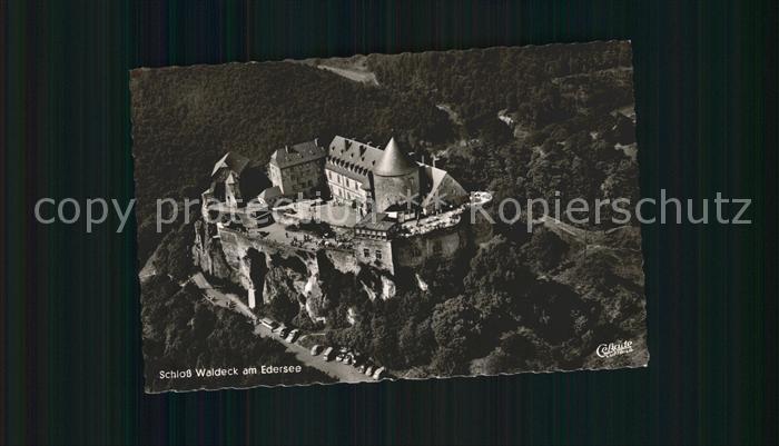 Edersee Schloss Waldeck Fliegeraufnahme