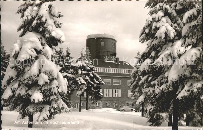 Astenturm Hochsauerland im Winter