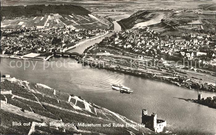 Bingen Rhein Bingerbrueck Maeuseturm Ruine Ehrenfels