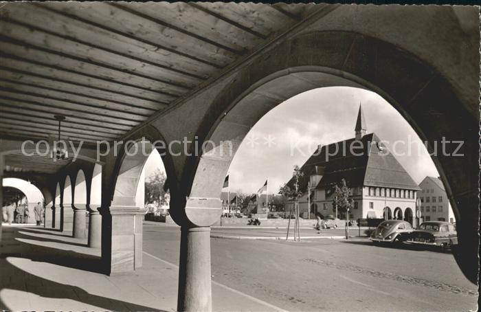 FREUDENSTADT BW Arkaden Marktplatz Stadthaus