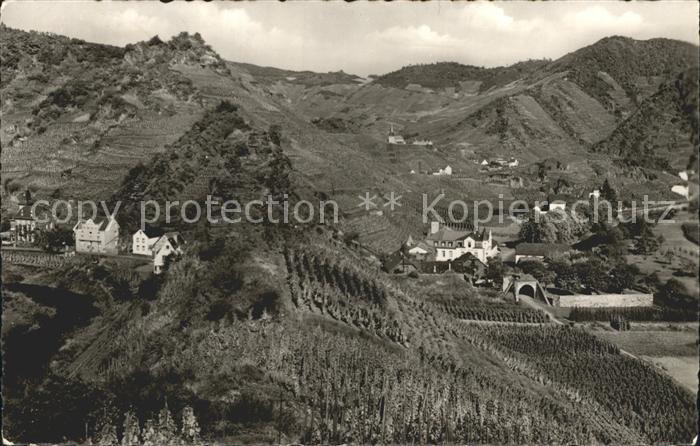 Mayschoss Panorama mit Laach Ahr Weinberge