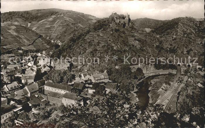 Altenahr Panorama Blick vom schwarzen Kreuz Burg