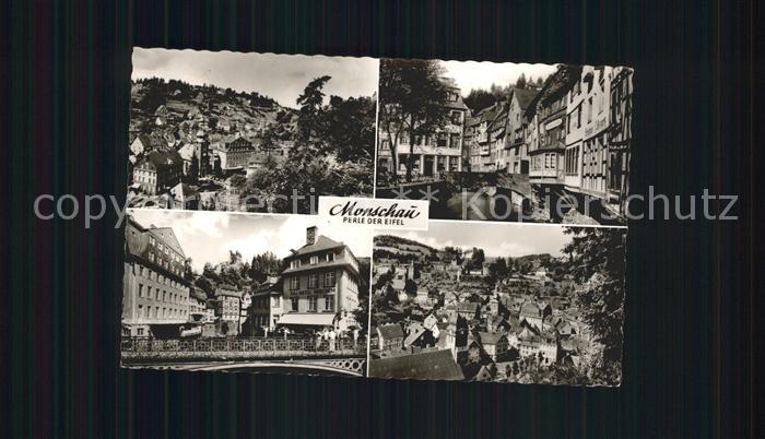 Monschau Montjoie NRW Teilansichten Perle der Eifel