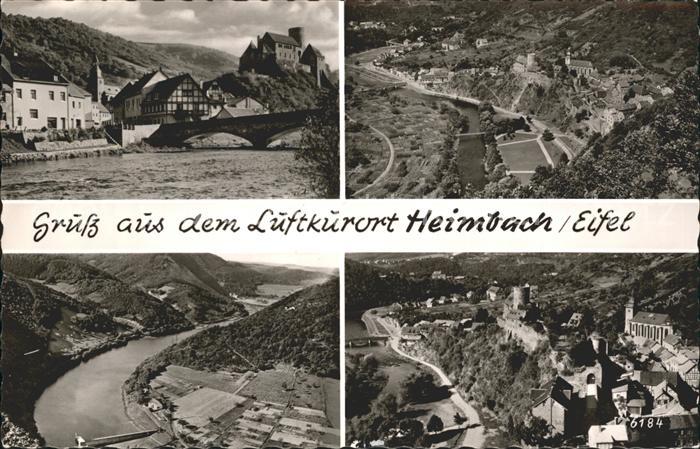 Heimbach Eifel Panorama Rur Bruecke Kirche Luftkurort