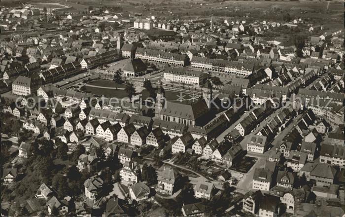 FREUDENSTADT BW Hoehenluftkurort Schwarzwald Fliegeraufnahme
