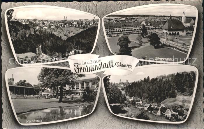 FREUDENSTADT BW Panorama Schwarzwald Marktplatz Kurhaus