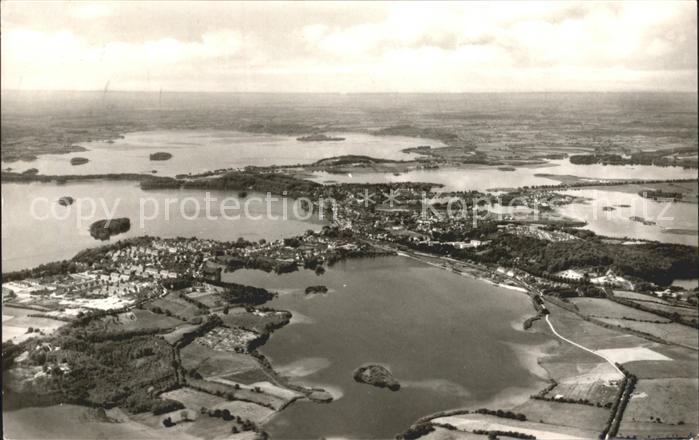 Ploen See Seenlandschaft Holsteinische Schweiz Fliegeraufnahme