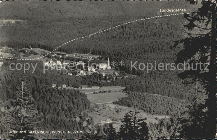 Bayerisch Eisenstein Panorama Luftkurort Landesgrenze