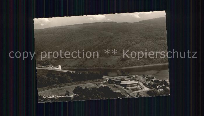 Heimbach Schwammenauel Seehof Schwammenauel am Stausee Fliegeraufnahme