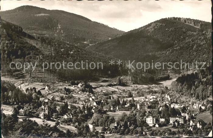 Herrenalb Bad Herrenalb Panorama Schwarzwald