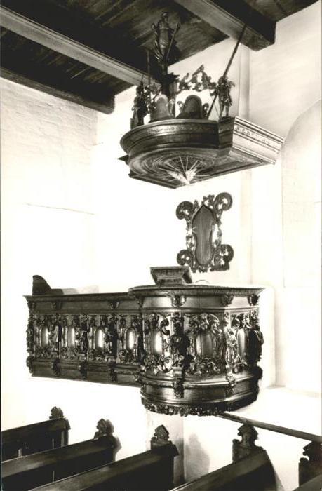 Schobuell Husum Kanzel Kirchlein am Meer