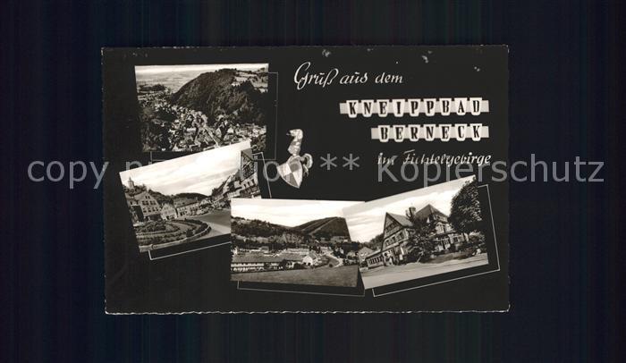 Bad Berneck Teilansichten Kneippbad Wappen