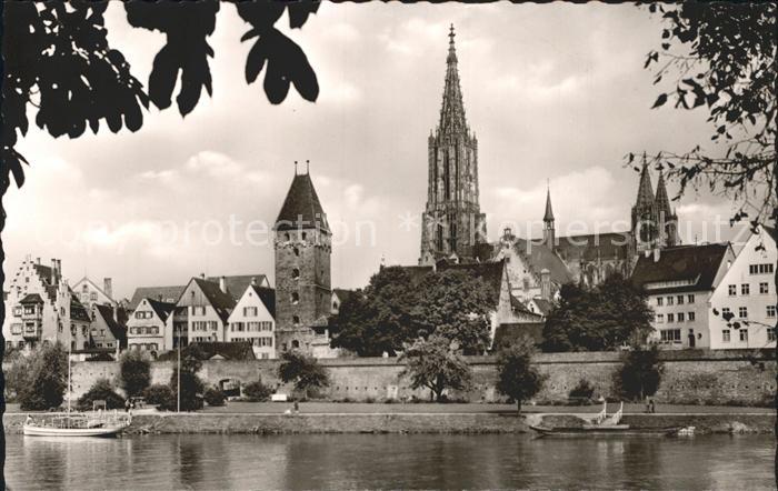Ulm Donau Altstadt Turm Muenster