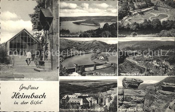 Heimbach Eifel Wallfahrtskapelle Rurtalsperre Staubecken Trappistenkloster Schwi