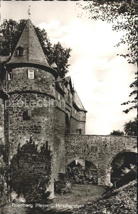 Friedberg Hessen Hirschgraben Burg