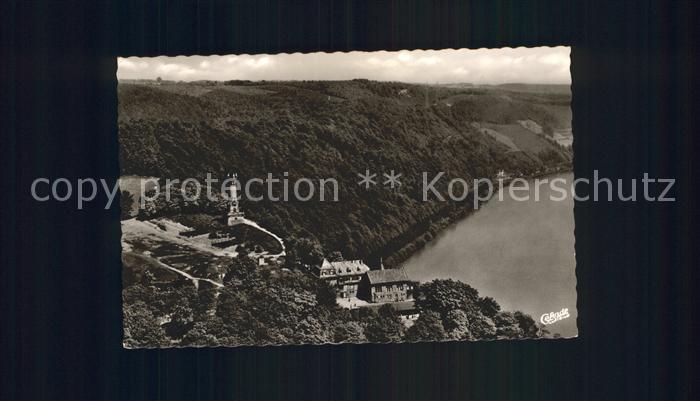 Wetter Ruhr Harkortturm mit Harkortsee Fliegeraufnahme