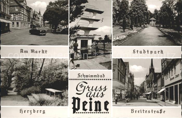 Peine Markt Stadtpark Schwimmbad Breitestrasse Herzberg