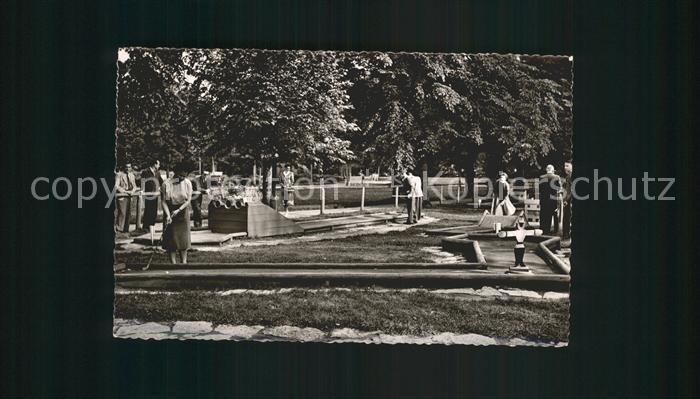 Bad Duerrheim Kleingolfplatz Hoechstgelegenes Solbad Europas Schwarzwald
