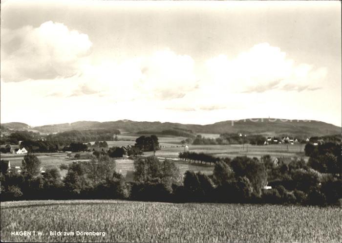 Hagen Teutoburger Wald Panorama Blick zum Doerenberg