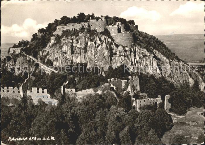 Hohentwiel Festungsruine Thorbecke Luftbild R 534