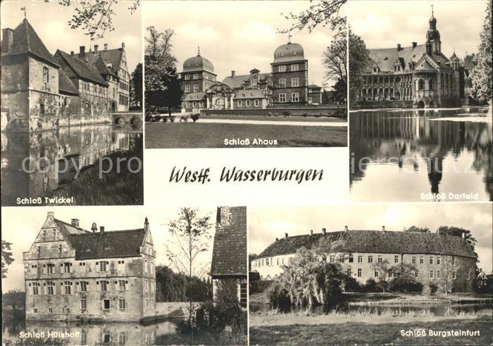 Muenster Westfalen Westfaelische Wasserburgen