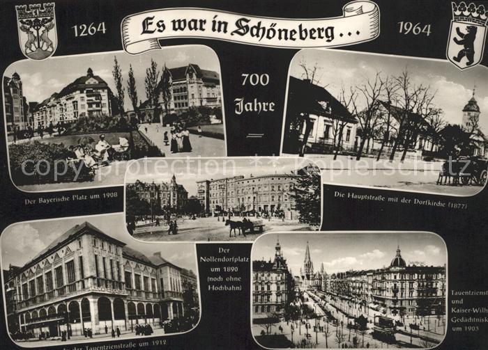 Schoeneberg Berlin 700 Jahre Nollendorfplatz Bayerischer Hof Hauptstrasse Dorfki