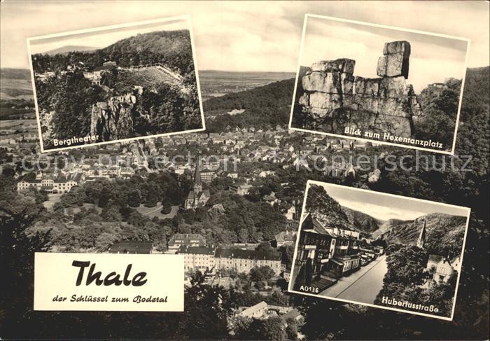 Thale Harz Panorama Bergtheater Hexentanzplatz Hubertusstrasse