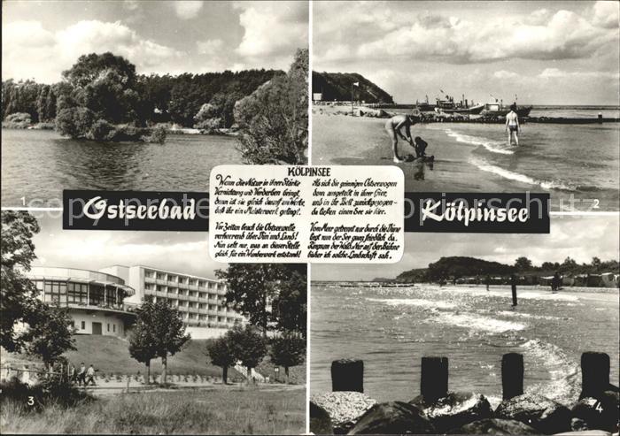 Koelpinsee Usedom Strand FDGB Ferienheim Koelpinshoeh