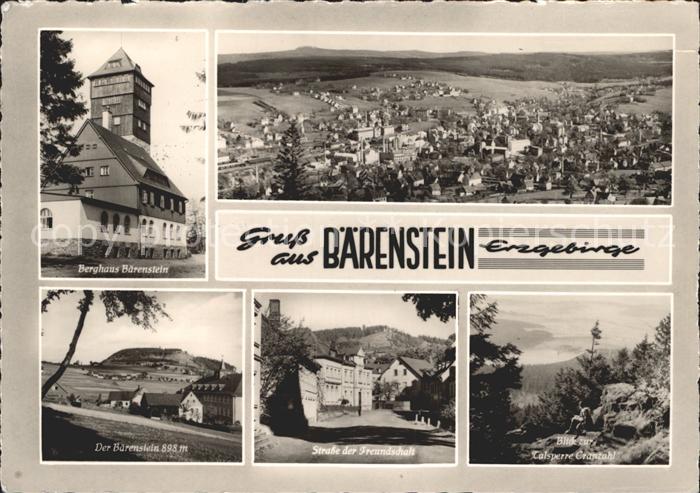 Baerenstein Annaberg-Buchholz Berghaus Panorama Strasse der Freundschaft Talsper