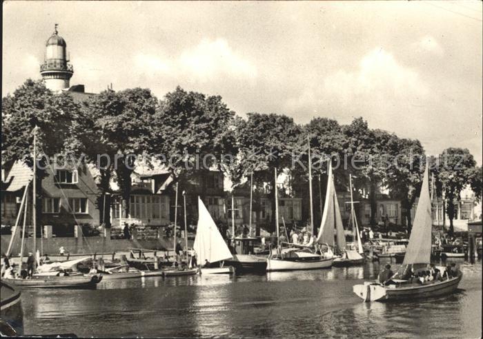 Warnemuende Ostseebad Am Strom Segelboot