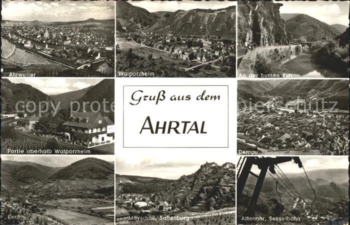 Ahrweiler Ahr und Umgebung Sehenswuerdigkeiten Ahrtal Sesselbahn