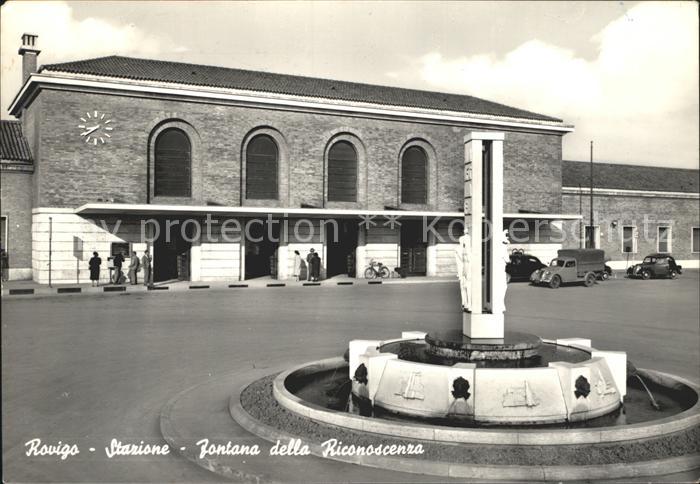 Rovigo Stazione Fontana della Riconoscenza