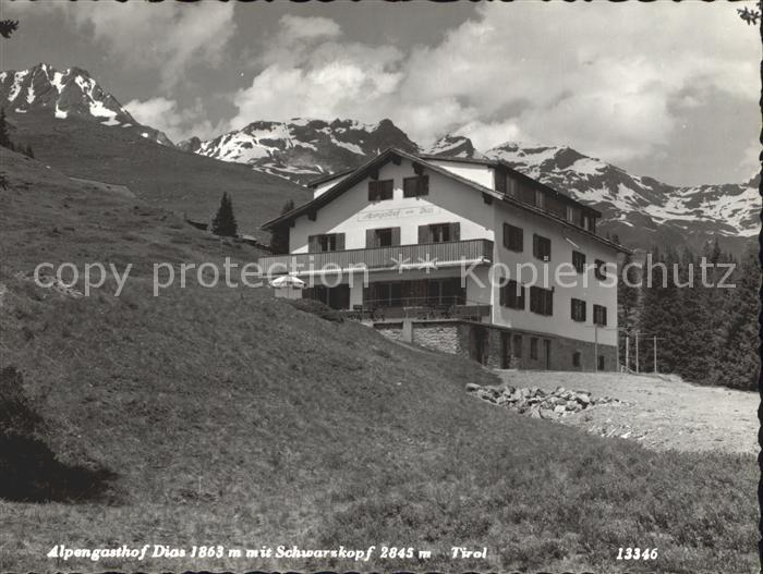 Tirol Region Alpengasthof Dias mit Schwarzkopf