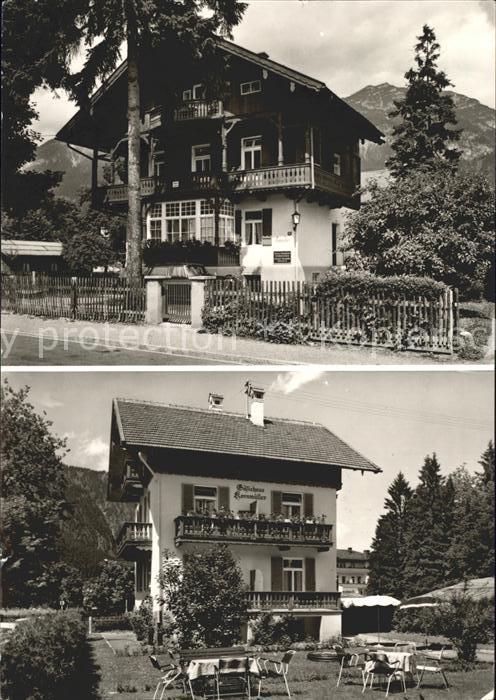 GARMISCH-PARTENKIRCHEN Bayern Gaestehaus Kornmueller