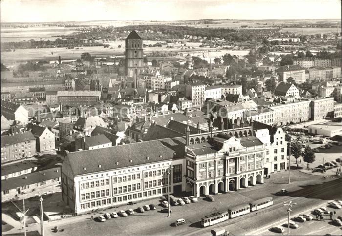 ROSTOCK CITY Rathaus Ernst Thaelmann Platz