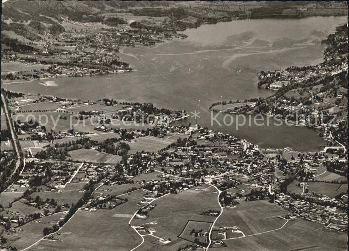 Tegernsee Bayern Fliegeraufnahme