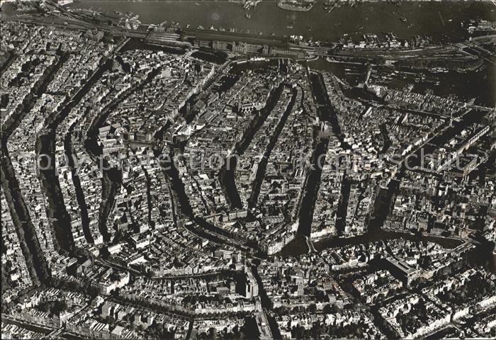 Amsterdam Niederlande Fliegeraufnahme Towncenter