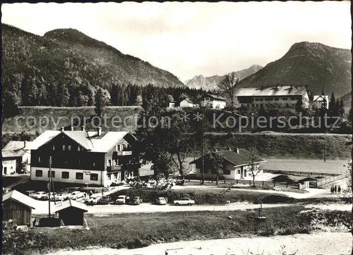 Vorderriss Gasthaus zur Post Elternhaus des Dichters Ludwig Thoma