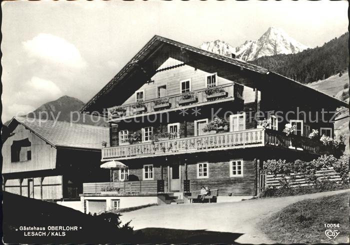 Kals Grossglockner Lesach Gaestehaus Oberlohr