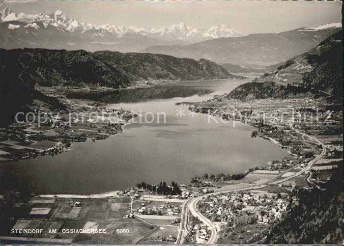 Steindorf Ossiacher See Fliegeraufnahme