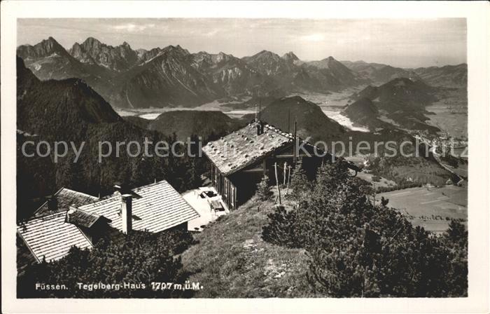 Fuessen Allgaeu Tegelberg Haus Alpenpanorama
