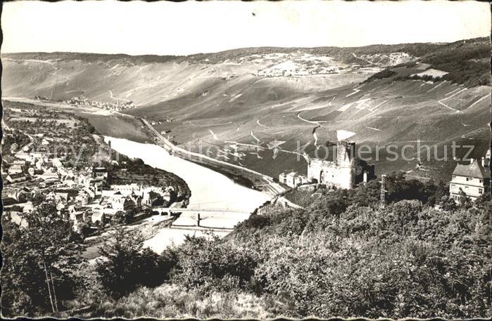 BERNKASTEL-KUES Berncastel Rheinland-Pfalz Panorama Burg