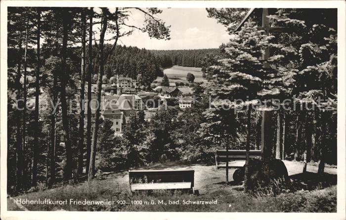 Friedenweiler Waldpartie Hoehenluftkurort