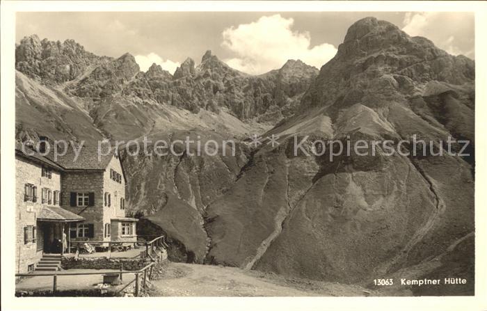 Kemptnerhuette Berghaus Krottenspitzen Mutler Allgaeuer Alpen