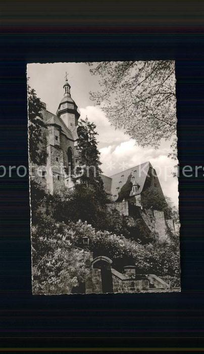 Marburg Lahn Landgrafen Schloss Suedfluegel 13. Jhdt. Universitaetsstadt